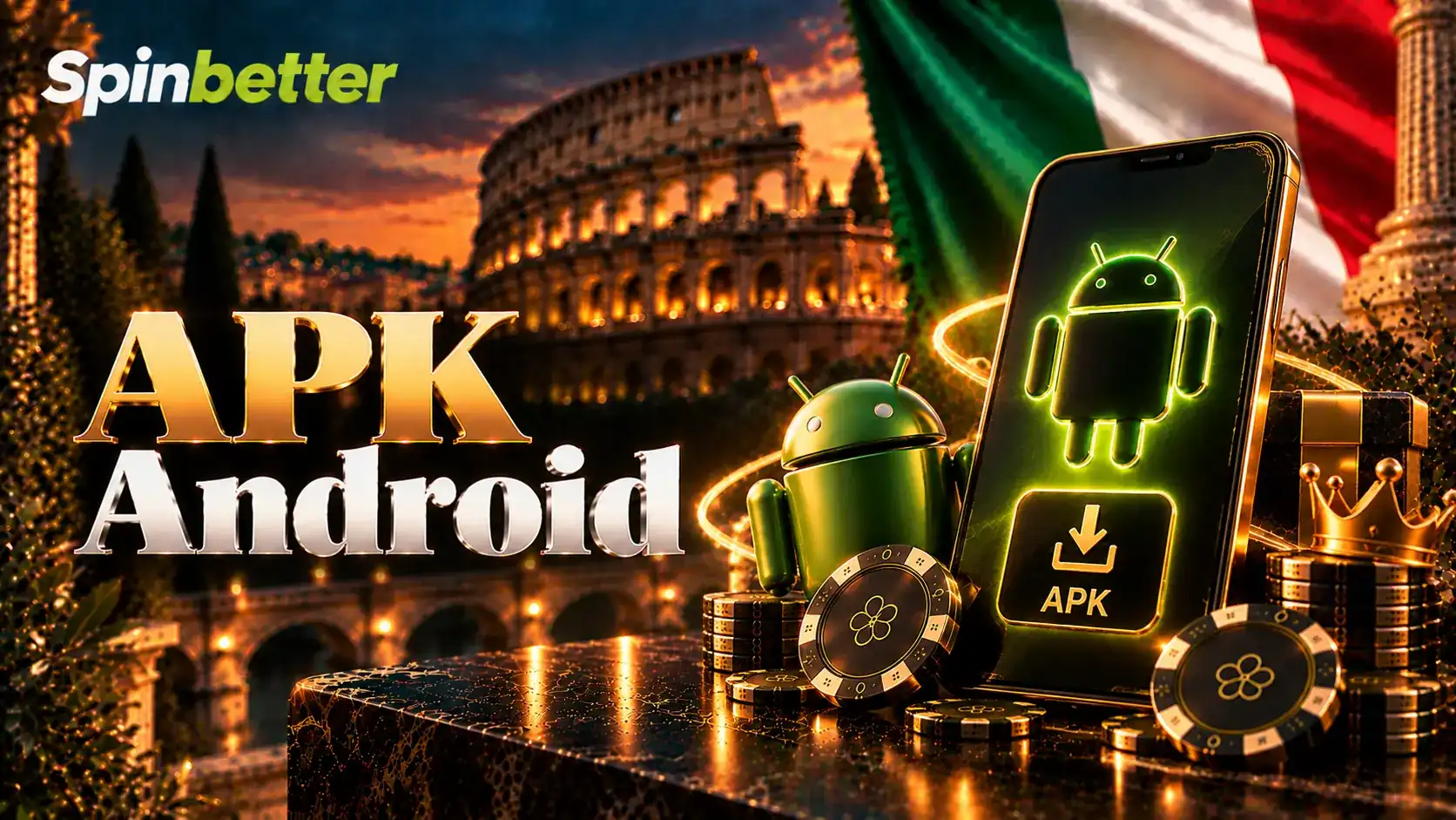 Pagina di download del pacchetto Android in italiano