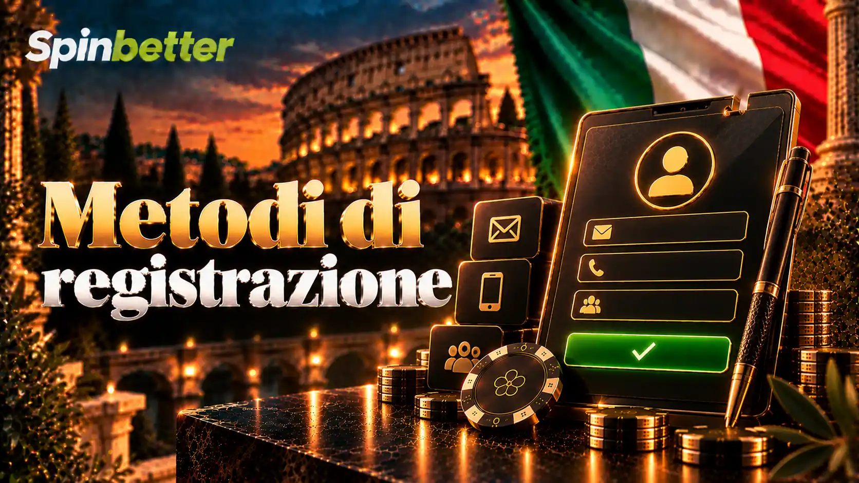 Metodi disponibili per aprire un conto di gioco