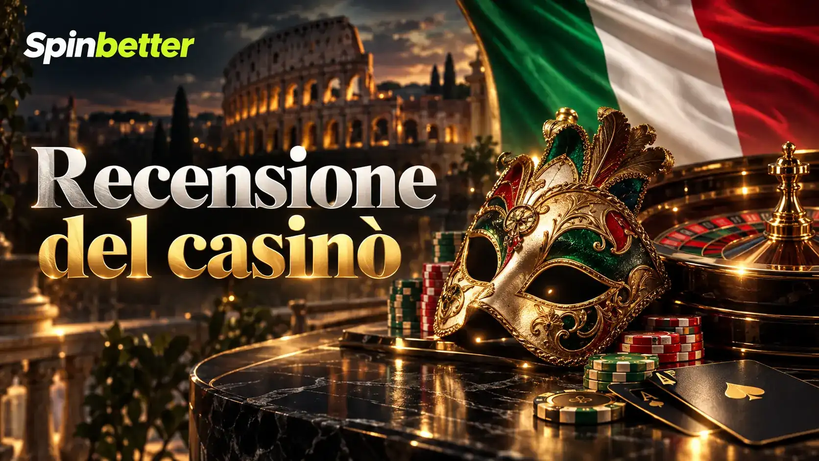Scheda di presentazione del casinò SpinBetter in italiano